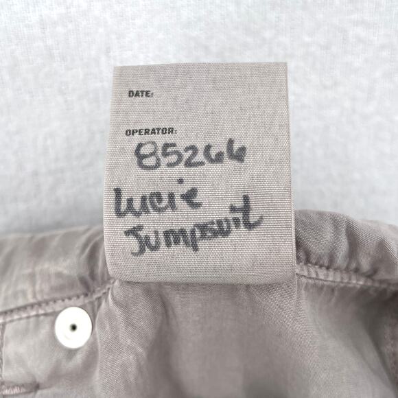 CITIZENS OF HUMANITY Denim Jumpsuit Womens Small Gray Short Sleeve Lucie Romper - Picture 9 of 15